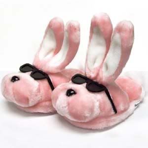 fuzzy bunny slippers